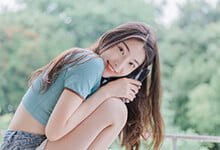 高颜值小清新美女写真图集-沐风文化